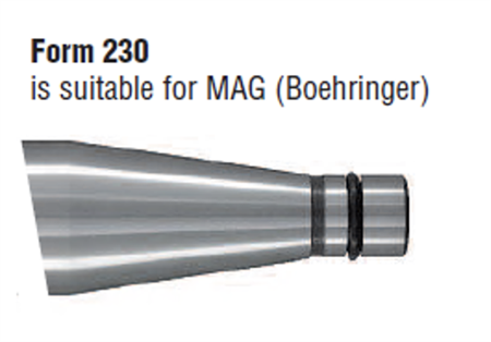 Fast centrerdubb form 230A